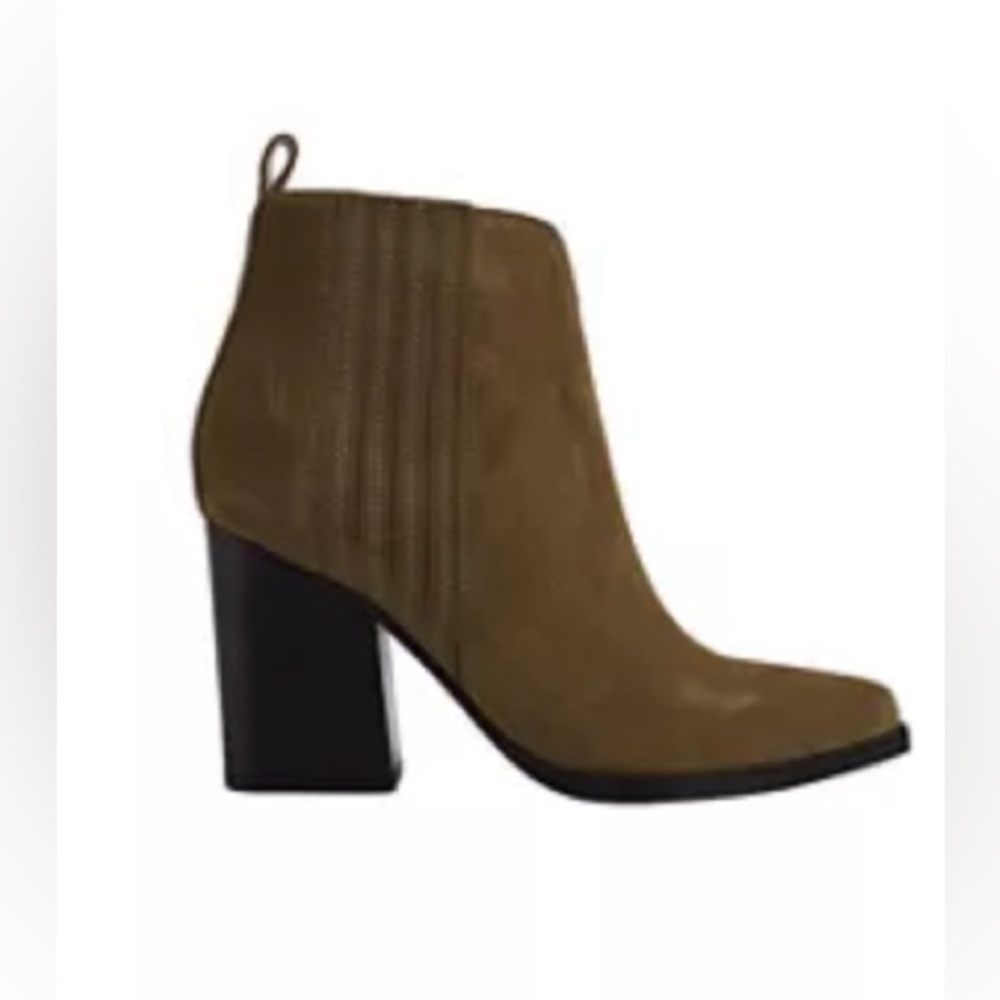 MARC FISHER MAREE SUEDE SLIP-ON Ankle Boot NWT 9.5